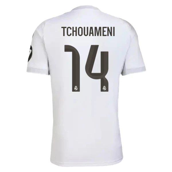 Real Madrid Tchouaméni 14 Fodboldtrøje Herre Hjemmebane 25/26 Real Madrid Tchouaméni 14 Fodboldtrøje Herre Hjemmebane 25/26