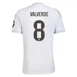 Real Madrid Valverde 8 Fodboldtrøje Herre Hjemmebane 25/26
