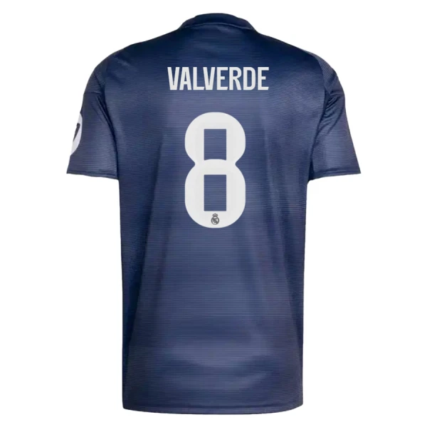 Real Madrid Valverde 8 Fodboldtrøje Herre Udebane 25/26 Real Madrid Valverde 8 Fodboldtrøje Herre Udebane 25/26