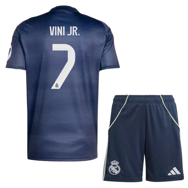Real Madrid Vini JR 7 Fodboldtrøje Børn Udebane 25/26 Real Madrid Vini JR 7 Fodboldtrøje Børn Udebane 25/26