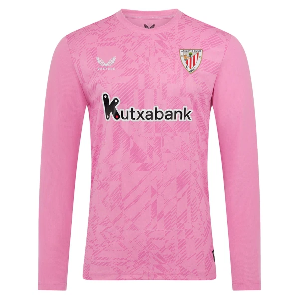 Athletic Bilbao Målmandstrøje Herre 25/26 Pink Langærmet Athletic Bilbao Målmandstrøje Herre 25/26 Pink Langærmet