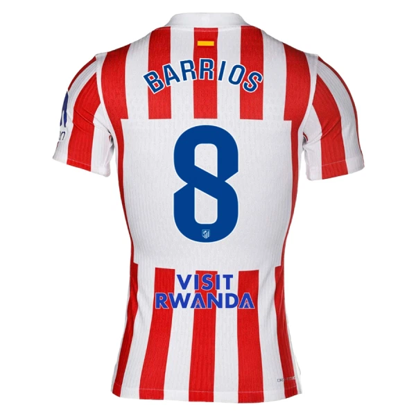 Atlético Madrid Barrios 8 Fodboldtrøje Herre Hjemmebane 25/26 Atlético Madrid Barrios 8 Fodboldtrøje Herre Hjemmebane 25/26