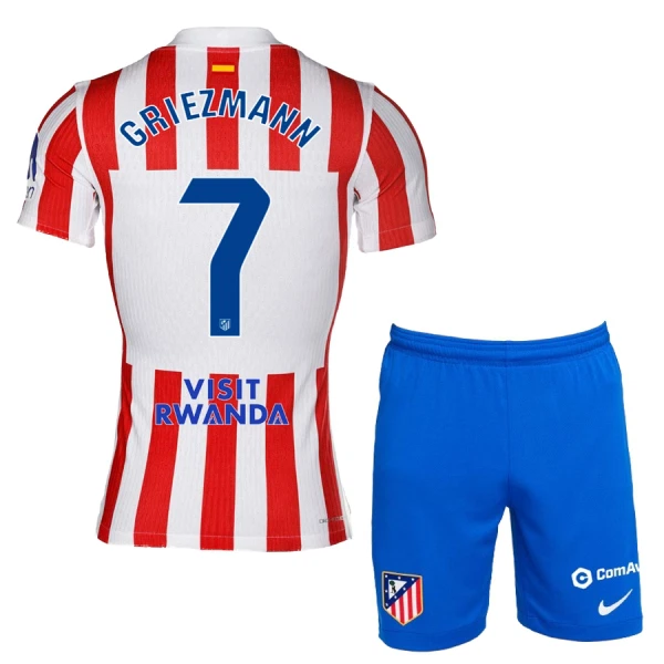 Atlético Madrid Griezmann 7 Fodboldtrøje Børn Hjemmebane 25/26 Atlético Madrid Griezmann 7 Fodboldtrøje Børn Hjemmebane 25/26