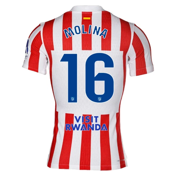 Atlético Madrid Molina 16 Fodboldtrøje Herre Hjemmebane 25/26 Atlético Madrid Molina 16 Fodboldtrøje Herre Hjemmebane 25/26