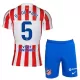 Atlético Madrid R. De Paul 5 Fodboldtrøje Børn Hjemmebane 25/26 Atlético Madrid R. De Paul 5 Fodboldtrøje Børn Hjemmebane 25/26