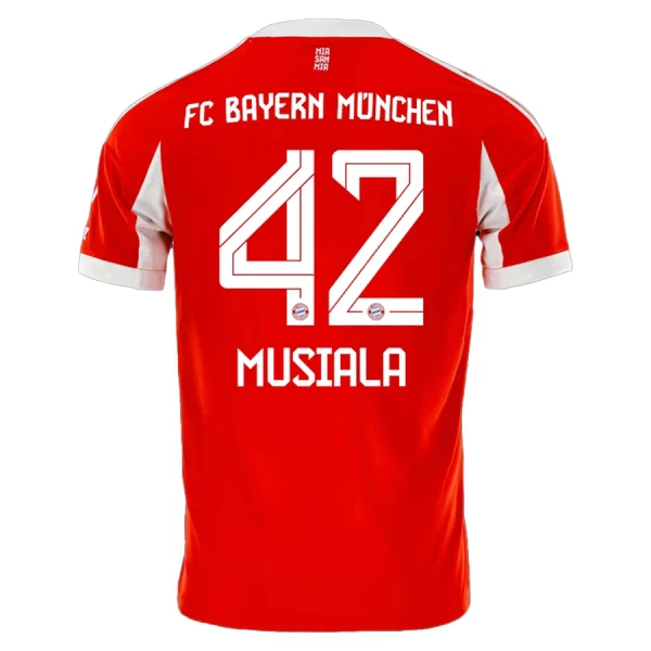 FC Bayern München Jamal Musiala 42 Fodboldtrøje Herre Hjemmebane 25/26 FC Bayern München Jamal Musiala 42 Fodboldtrøje Herre Hjemmebane 25/26