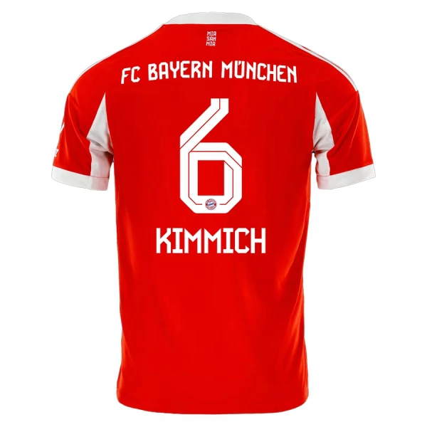 FC Bayern München Joshua Kimmich 6 Fodboldtrøje Herre Hjemmebane 25/26 FC Bayern München Joshua Kimmich 6 Fodboldtrøje Herre Hjemmebane 25/26