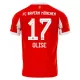 FC Bayern München Olise 17 Fodboldtrøje Herre Hjemmebane 25/26 FC Bayern München Olise 17 Fodboldtrøje Herre Hjemmebane 25/26