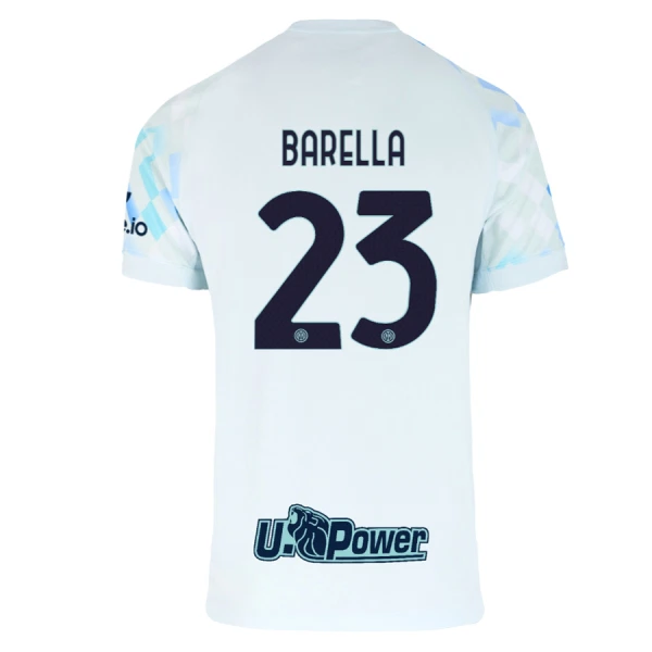 Inter Milan Barella 23 Fodboldtrøje Herre Udebane 25/26 Inter Milan Barella 23 Fodboldtrøje Herre Udebane 25/26