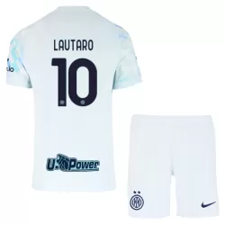 Inter Milan Lautaro Martinez 10 Fodboldtrøje Børn Udebane 25/26