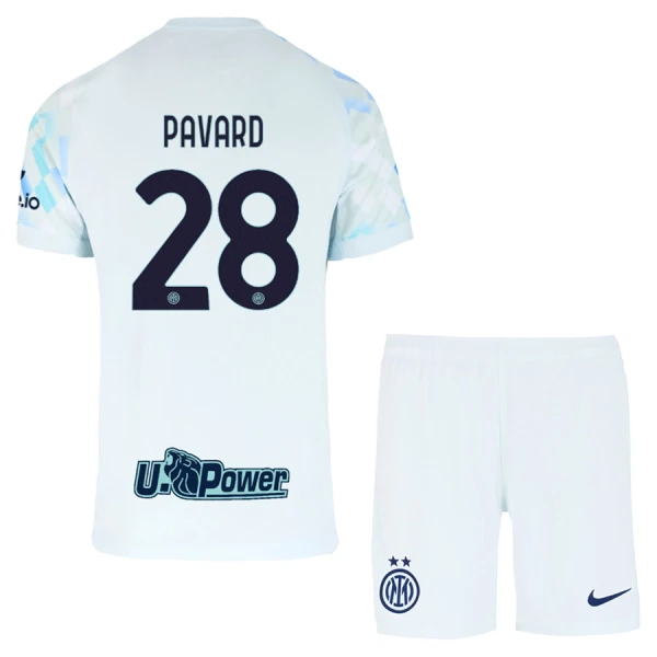 Inter Milan Pavard 28 Fodboldtrøje Børn Udebane 25/26 Inter Milan Pavard 28 Fodboldtrøje Børn Udebane 25/26