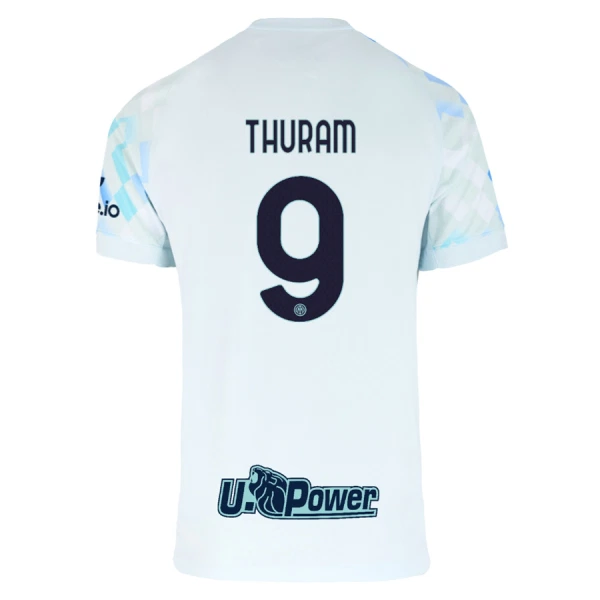 Inter Milan Thuram 9 Fodboldtrøje Herre Udebane 25/26 Inter Milan Thuram 9 Fodboldtrøje Herre Udebane 25/26