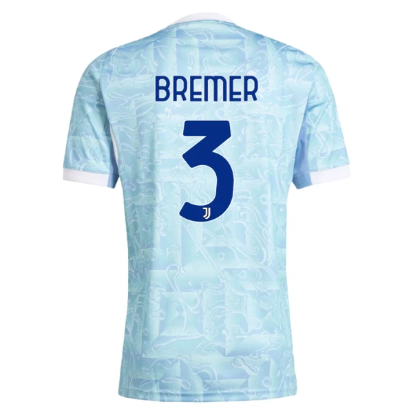 Juventus Bremer 3 Fodboldtrøje Herre Udebane 25/26 Juventus Bremer 3 Fodboldtrøje Herre Udebane 25/26