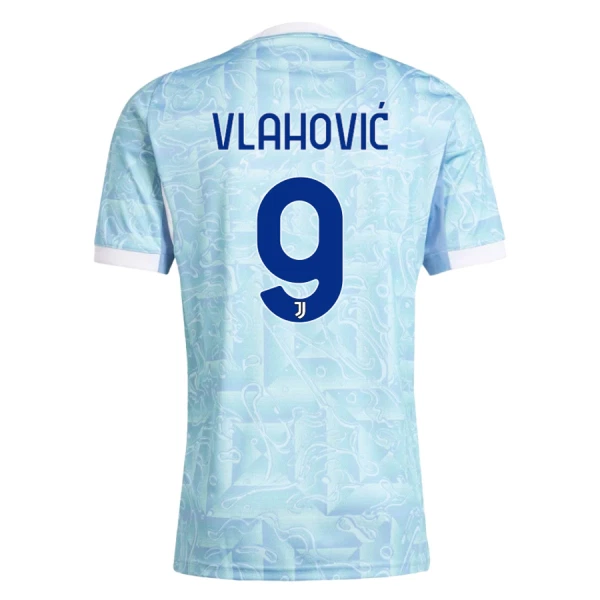 Juventus Vlahovic 9 Fodboldtrøje Herre Udebane 25/26 Juventus Vlahovic 9 Fodboldtrøje Herre Udebane 25/26