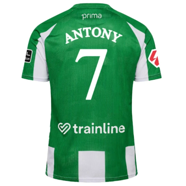 Real Betis Antony 7 Fodboldtrøje Herre Hjemmebane 25/26 Real Betis Antony 7 Fodboldtrøje Herre Hjemmebane 25/26