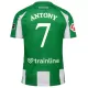 Real Betis Antony 7 Fodboldtrøje Herre Hjemmebane 25/26 Real Betis Antony 7 Fodboldtrøje Herre Hjemmebane 25/26