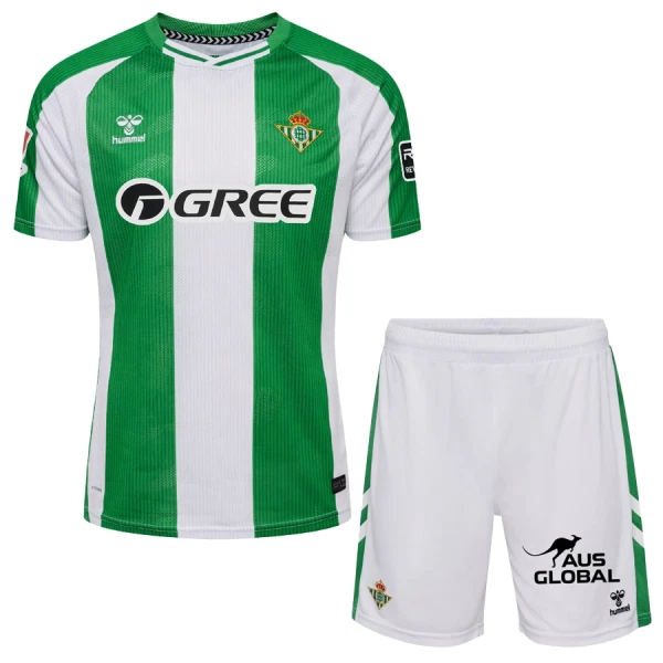 Real Betis Fodboldtrøje Børn Hjemmebane 25/26 Real Betis Fodboldtrøje Børn Hjemmebane 25/26