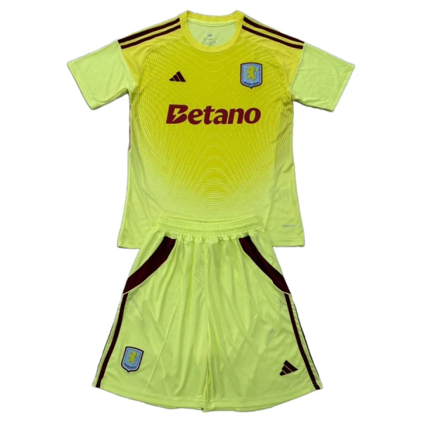 Aston Villa Målmandstrøje Børn 25/26 Gul Aston Villa Målmandstrøje Børn 25/26 Gul
