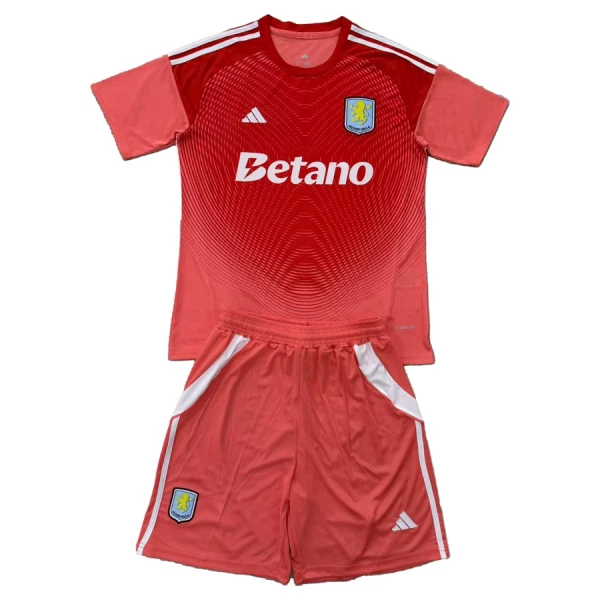 Aston Villa Målmandstrøje Børn 25/26 Rød Aston Villa Målmandstrøje Børn 25/26 Rød