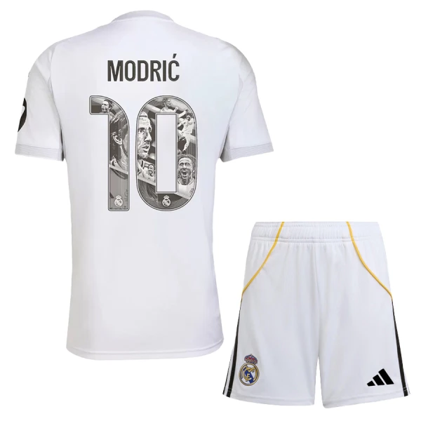 Real Madrid Modrić 10 Fodboldtrøje Børn Hjemmebane 25/26 Speciel Real Madrid Modrić 10 Fodboldtrøje Børn Hjemmebane 25/26 Speciel