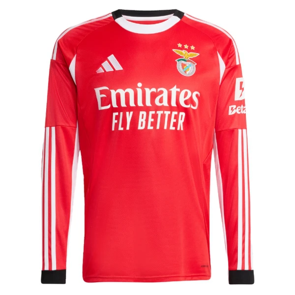 SL Benfica Fodboldtrøje Herre Hjemmebane 25/26 Langærmet SL Benfica Fodboldtrøje Herre Hjemmebane 25/26 Langærmet