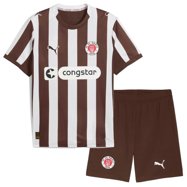 St Pauli Fodboldtrøje Børn Hjemmebane 25/26 St Pauli Fodboldtrøje Børn Hjemmebane 25/26
