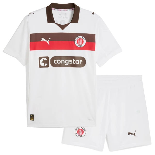 St Pauli Fodboldtrøje Børn Udebane 25/26 St Pauli Fodboldtrøje Børn Udebane 25/26
