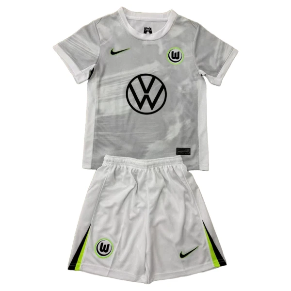 VfL Wolfsburg Fodboldtrøje Børn Udebane 25/26 VfL Wolfsburg Fodboldtrøje Børn Udebane 25/26