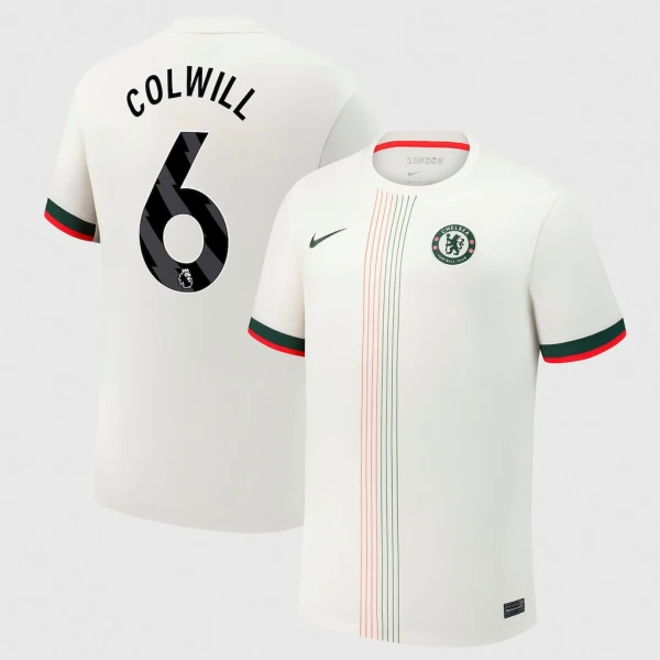 Chelsea Colwill 6 Fodboldtrøje Herre Udebane 25/26 Chelsea Colwill 6 Fodboldtrøje Herre Udebane 25/26