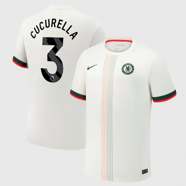Chelsea Cucurella 3 Fodboldtrøje Herre Udebane 25/26 Chelsea Cucurella 3 Fodboldtrøje Herre Udebane 25/26