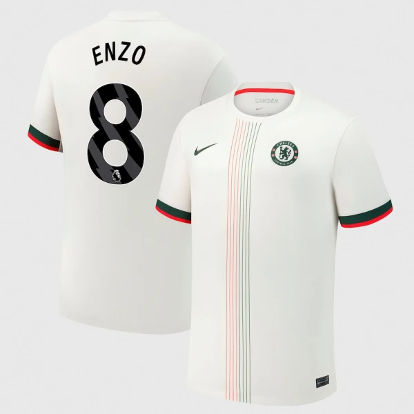 Chelsea Enzo 8 Fodboldtrøje Herre Udebane 25/26 Chelsea Enzo 8 Fodboldtrøje Herre Udebane 25/26