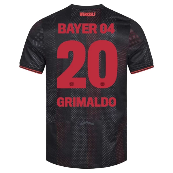 Bayer Leverkusen Alejandro Grimaldo 20 Fodboldtrøje Herre Hjemmebane 25/26 Bayer Leverkusen Alejandro Grimaldo 20 Fodboldtrøje Herre Hjemmebane 25/26