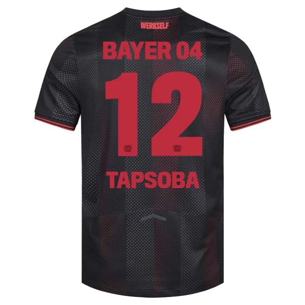 Bayer Leverkusen Edmond Tapsoba 12 Fodboldtrøje Herre Hjemmebane 25/26 Bayer Leverkusen Edmond Tapsoba 12 Fodboldtrøje Herre Hjemmebane 25/26