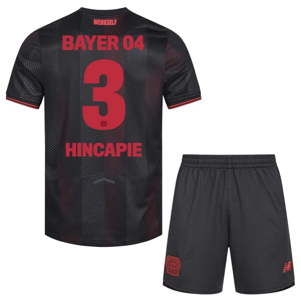 Bayer Leverkusen Piero Hincapie 3 Fodboldtrøje Børn Hjemmebane 25/26 Bayer Leverkusen Piero Hincapie 3 Fodboldtrøje Børn Hjemmebane 25/26