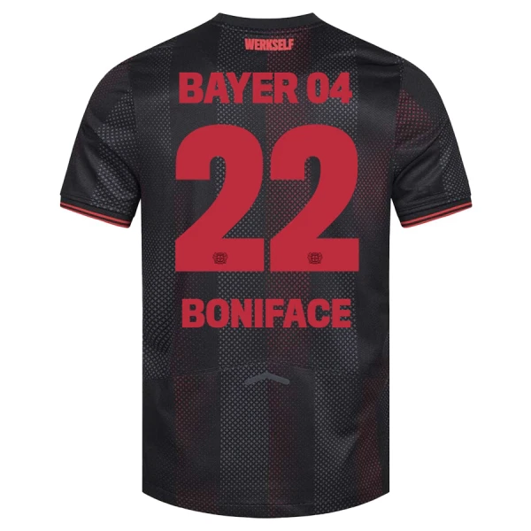 Bayer Leverkusen Victor Boniface 22 Fodboldtrøje Herre Hjemmebane 25/26 Bayer Leverkusen Victor Boniface 22 Fodboldtrøje Herre Hjemmebane 25/26