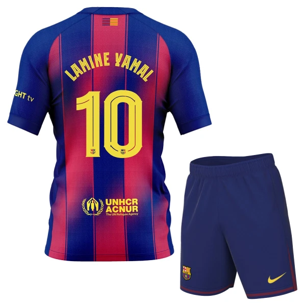 FC Barcelona Lamine Yamal 10 Fodboldtrøje Børn Hjemmebane 25/26 FC Barcelona Lamine Yamal 10 Fodboldtrøje Børn Hjemmebane 25/26