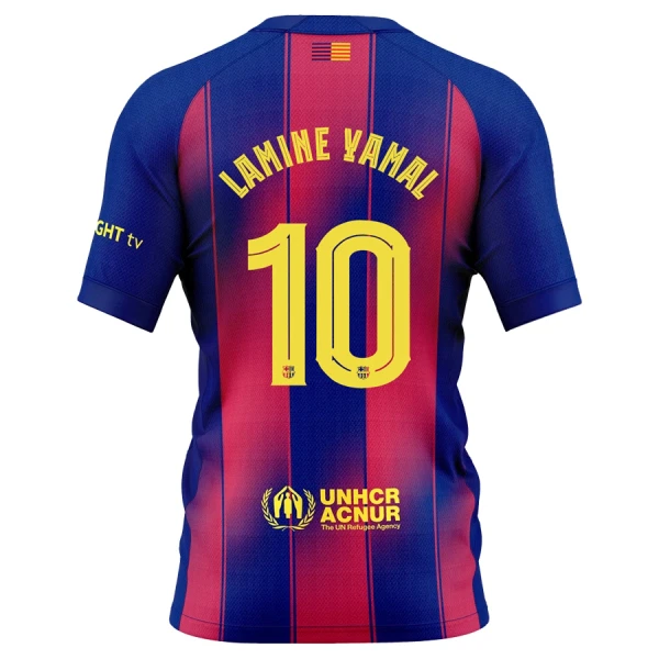 FC Barcelona Lamine Yamal 10 Fodboldtrøje Herre Hjemmebane 25/26 FC Barcelona Lamine Yamal 10 Fodboldtrøje Herre Hjemmebane 25/26