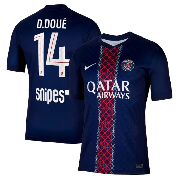 Paris Saint-Germain Desire Doue 14 Fodboldtrøje Herre Hjemmebane 25/26 Paris Saint-Germain Desire Doue 14 Fodboldtrøje Herre Hjemmebane 25/26