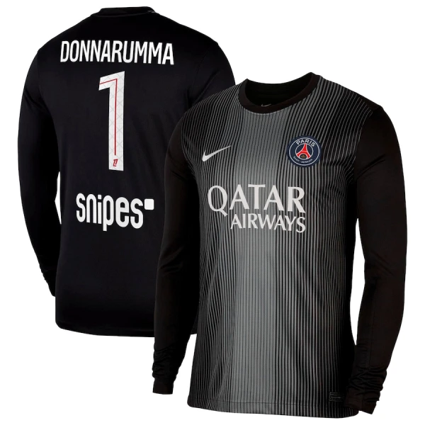 Paris Saint-Germain Gianluigi Donnarumma 1 Målmandstrøje Herre 25/26 Langærmet Paris Saint-Germain Gianluigi Donnarumma 1 Målmandstrøje Herre 25/26 Langærmet