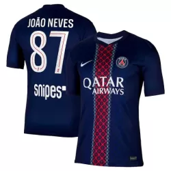Paris Saint-Germain Joao Neves 87 Fodboldtrøje Herre Hjemmebane 25/26