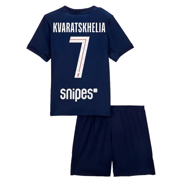 Paris Saint-Germain Kvaratskhelia 7 Fodboldtrøje Børn Hjemmebane 25/26 Paris Saint-Germain Kvaratskhelia 7 Fodboldtrøje Børn Hjemmebane 25/26