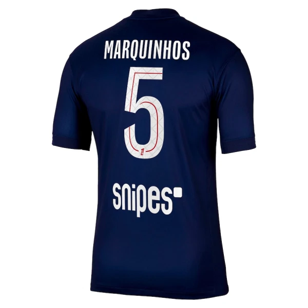 Paris Saint-Germain Marquinhos 5 Fodboldtrøje Herre Hjemmebane 25/26