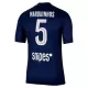 Paris Saint-Germain Marquinhos 5 Fodboldtrøje Herre Hjemmebane 25/26