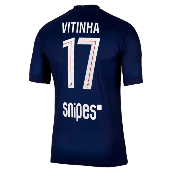 Paris Saint-Germain Vitinha 17 Fodboldtrøje Herre Hjemmebane 25/26