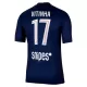 Paris Saint-Germain Vitinha 17 Fodboldtrøje Herre Hjemmebane 25/26