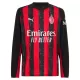 AC Milan Fodboldtrøje Herre Hjemmebane 25/26 Langærmet AC Milan Fodboldtrøje Herre Hjemmebane 25/26 Langærmet