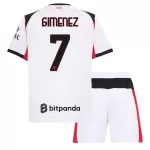 AC Milan Gimenez 7 Fodboldtrøje Børn Udebane 25/26