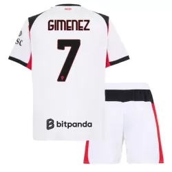 AC Milan Gimenez 7 Fodboldtrøje Børn Udebane 25/26