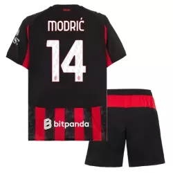 AC Milan Modrić 14 Fodboldtrøje Børn Hjemmebane 25/26