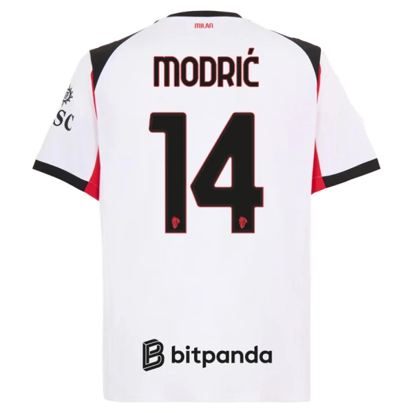 AC Milan Modrić 14 Fodboldtrøje Herre Udebane 25/26 AC Milan Modrić 14 Fodboldtrøje Herre Udebane 25/26